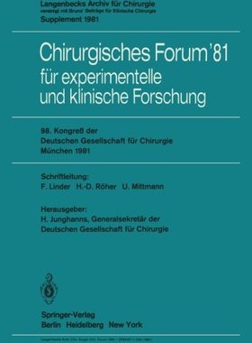 【预订】Chirurgisches Forum 81 Fur Experimen...