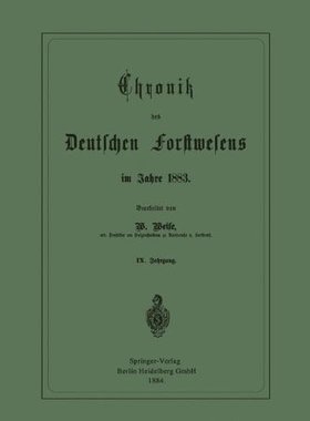 【预订】Chronik Des Deutschen Forstwesens Im...