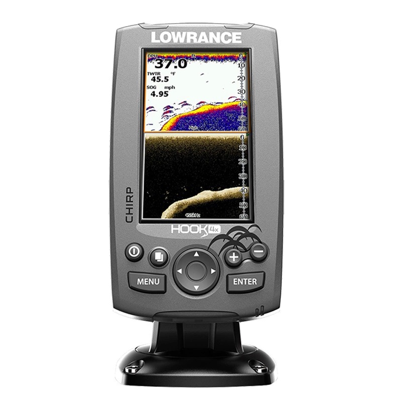 全新原装美国劳伦斯 Lowrance 中文探鱼器 4频 HOOK 4x CHIRP