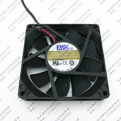 AVC DS08015B12M 8015 12V 0.48A 8CM/厘米 双滚珠 2线大风量风扇