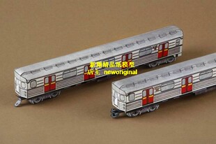 现代城市轻轨地铁车厢有轨电车车厢模型  AA19