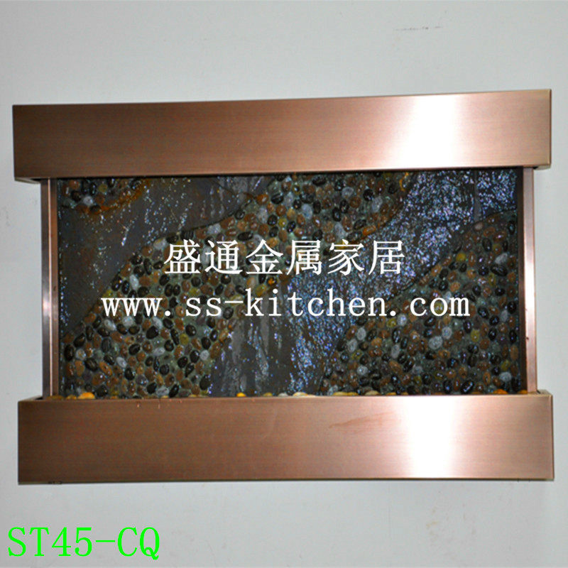 欧式流水挂件 家居装饰壁画 石板流水喷泉 流水加湿器