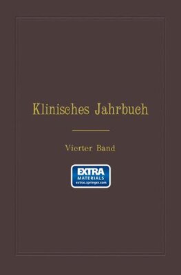【预订】Klinisches Jahrbuch: Vierter Band