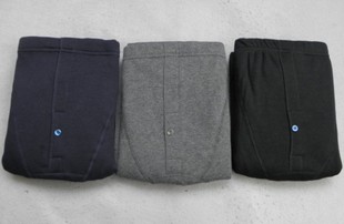 含羊毛柔软冬天 内衬裤 加厚弹力保暖裤 日单男士