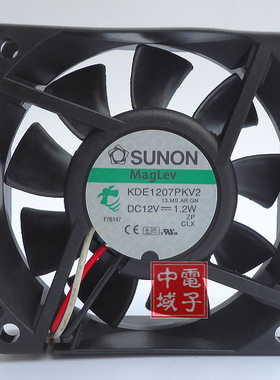 原装建准/SUNON 7020 12V 1.2W KDE1207PKV2 13.MS.AR.GN三线