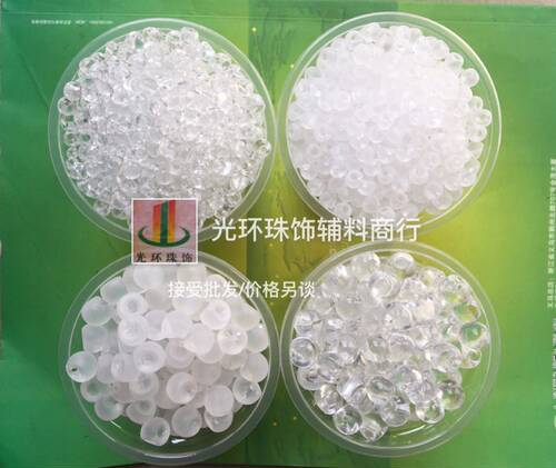 diy亚克力透明圆形水滴吊珠