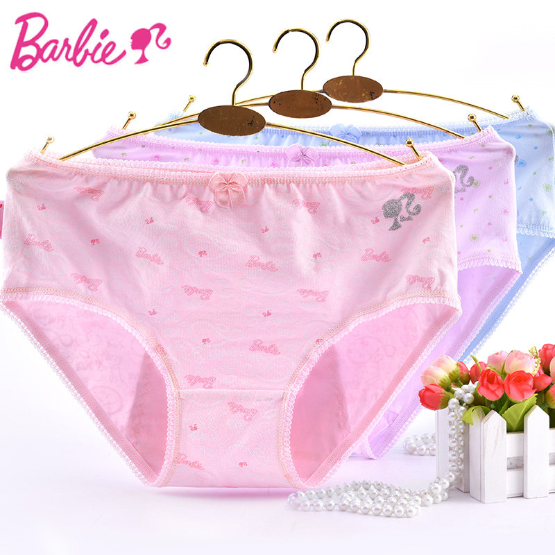 Slip jeunesse BARBIE en coton - Ref 640877 Image 1