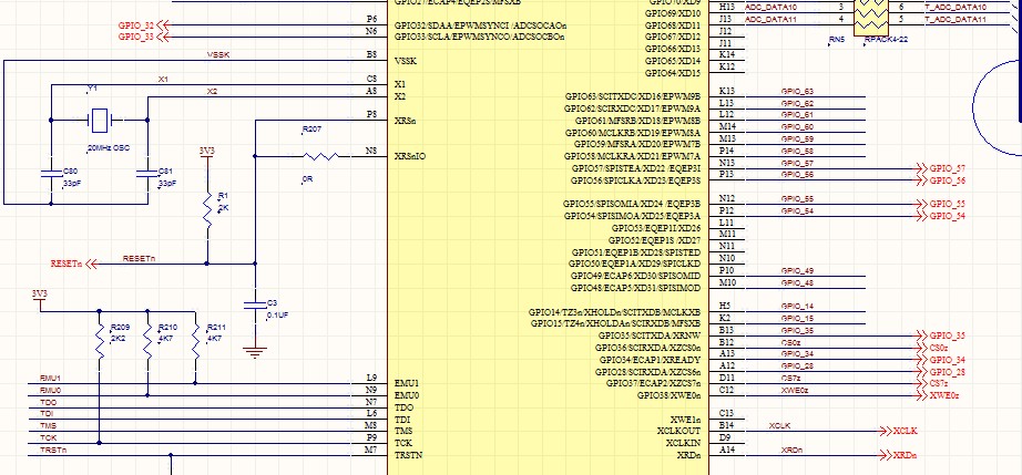 TMS320C28346开发板原理图 ADS7865 TL7726 MAX3221 ISO7221 3828