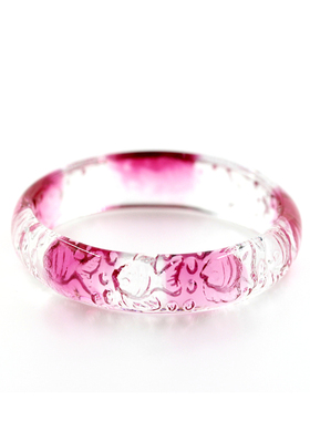 红色内雕复古民族风琉璃鸿运手镯