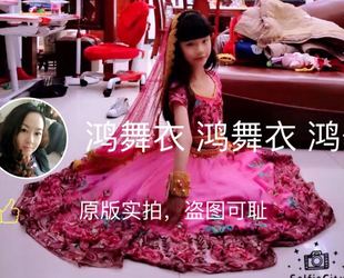 刺绣 演出服装 鸿舞衣量身定制2017.1.9上新 印度舞蹈服装