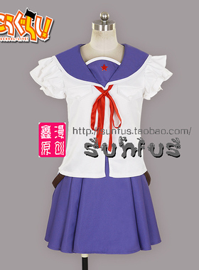 漫之际 学园孤岛 丈枪由纪 巡之丘学园 学生制服 cosplay服装日常