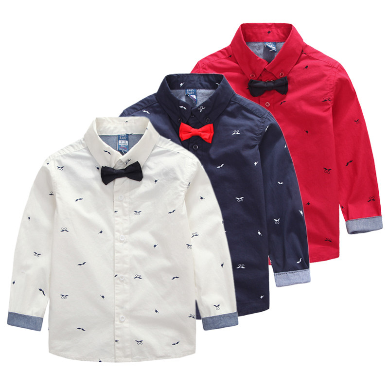 Chemise garcon à manche longue - Ref 2076763 Image 1