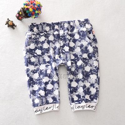 童装韩版米奇七分裤