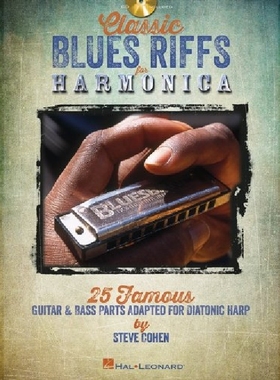 【预订】Classic Blues Riffs for Harmonica [W...