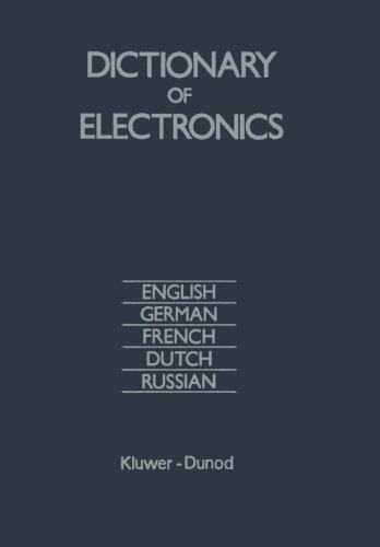 【预订】Dictionary of Electronics: English, ...