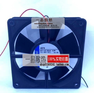 250MA 24V 6.0W 120 高端设备风扇 全新德国ebmpapst 4374