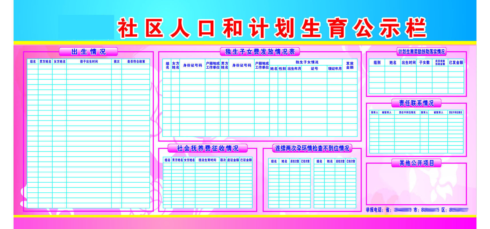 745海报印制展板写真喷绘贴纸52人口计划生育宣传栏