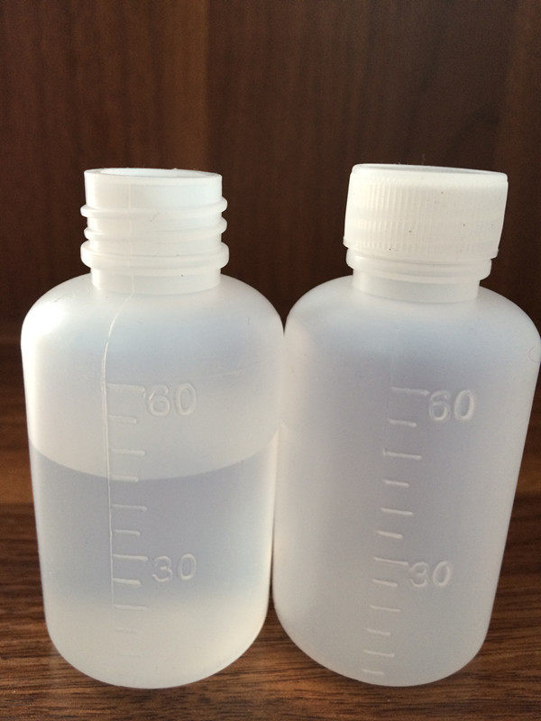 60ml毫升半透明小口水剂塑料瓶带刻度液体瓶药水瓶加厚空瓶子