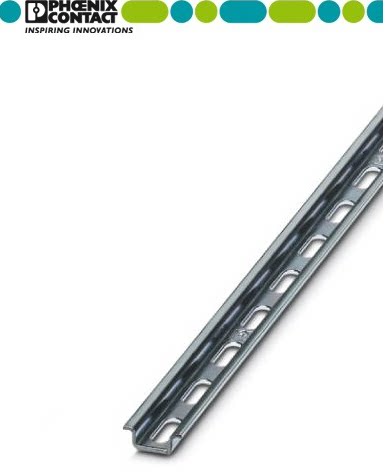 德国菲尼克斯 DIN导轨 有孔 NS 15 PERF 1000MM 1401682 15mm宽