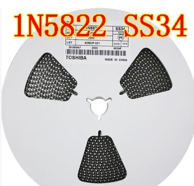 一盘2K SS34 二极管 1N5822 IN5822 SS34 SMA 肖特基