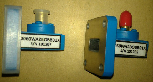 Woken 12.4-18GHz 50&Omega; SMA(F)-WR62 UBR140 波导转同轴 转接器