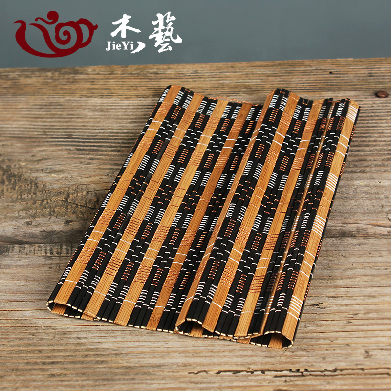 杰艺竹茶席竹帘茶垫壶垫茶帘特价