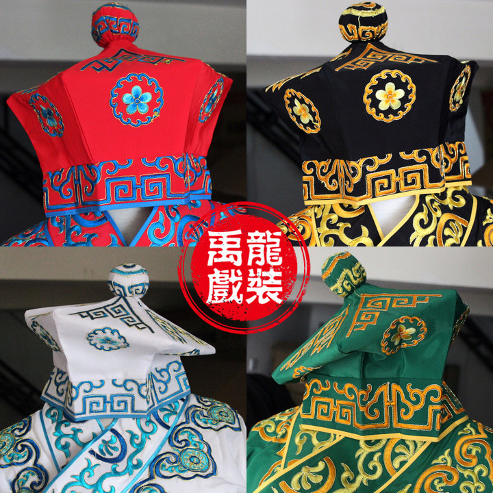 禹龍戏装武将武生帽子大武生软帽韩庚吴尊抱衣裤戏曲六角花罗帽子