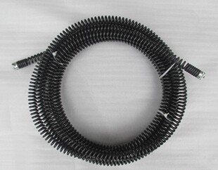 电动管道疏通机弹簧16mm5米疏通机器弹簧疏通下水道弹簧钢鞭配件