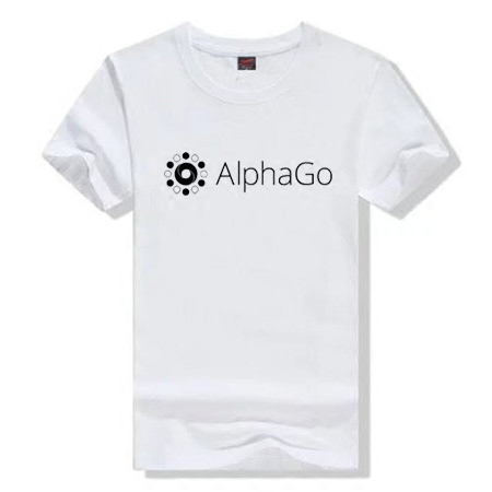 人机大战李世石AlphaGo阿尔法狗短袖T恤围棋人工智能男女纯棉衣服