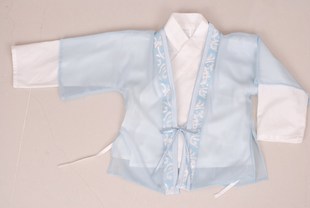 传统汉服男童装国学班私塾书院中式棉麻对襟褙子半臂上衣2件定做