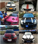 汽车贴纸引擎盖WRC装 拉花 饰贴车门车头盖刮痕遮划痕贴机盖贴改装