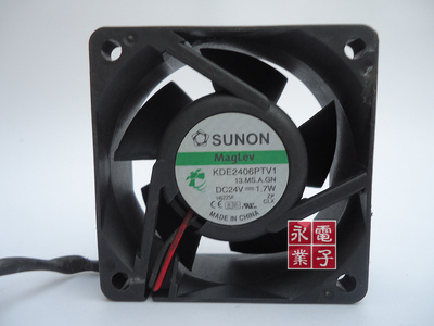 正品 SUNON建准风扇 变频器用 KDE2406PTV1.MS.A.GN 24V 1.7W