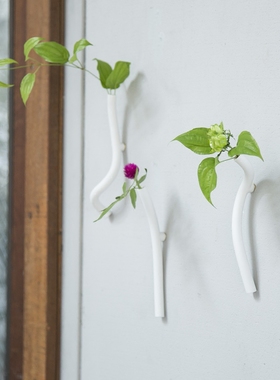 日本 Neo+ ILS系列  墙面磁铁吸附式花架 陶瓷花瓶