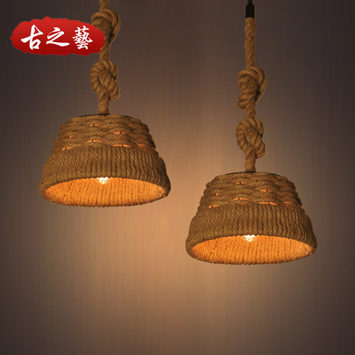 loft北欧复古田园吧台餐厅吊灯