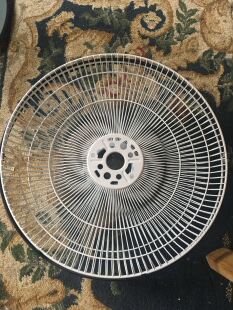 美的电风扇FTS30-7BR风叶罩风罩紧固件美的标牌装饰圈37厘米原厂