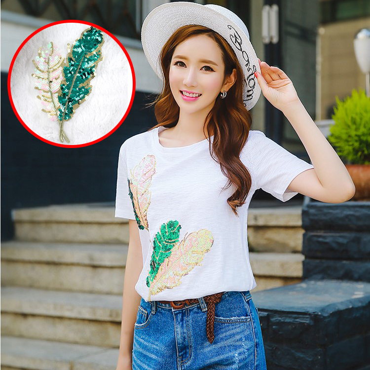 包邮亮片树叶布贴装饰修补衣服补丁DIY配饰贴花服装辅料花边绣花在类目 居家布艺, 缝纫DIY材料、工具及成品, 缝纫DIY配件/辅料/配饰, 布贴中 - 来自Buy2taobao.com提供专业的淘宝代购服务