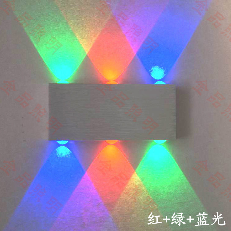 现代简约壁灯个性ktv七彩灯