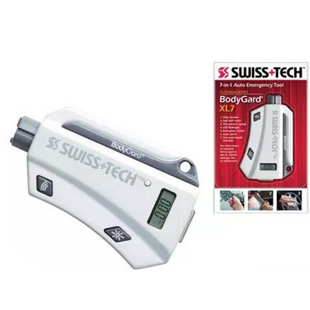 美国SWISS+TECH 7合1 多功能轻松碎玻璃神器 汽车安全逃生钥匙扣