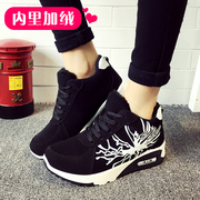 Korean version of the 2015 winter new Canada add cotton warm casual sport shoes with thick fleece Velcro strap at the end of students ' shoes