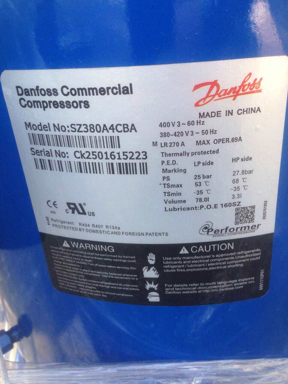 丹佛斯 SZ380A4CBE 船用空调 30匹 冷水机中央空调 制冷 压缩机在类目 五金/工具, 机械五金, 分离设备中 - 来自Buy2taobao.com提供专业的淘宝代购服务