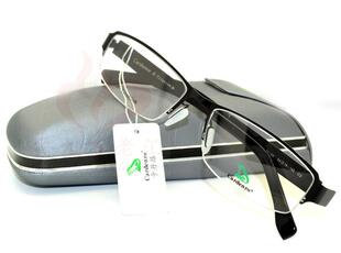 近视眼镜框 卡丹路眼镜架男款 76165 半框 纯钛眼镜 卡丹路眼镜框