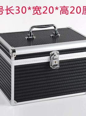黑色30厘米大号化妆箱男士男技师足疗足浴箱桑拿洗浴会所工具箱包