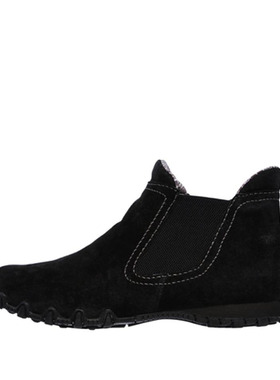 Skechers/斯凯奇靴子女绒面短筒一脚蹬柔软记忆垫美国直邮49178
