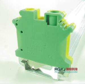 【瑞奇品牌直销】RJ1-G6(USLKG 6)黄绿色接线端子接地端子