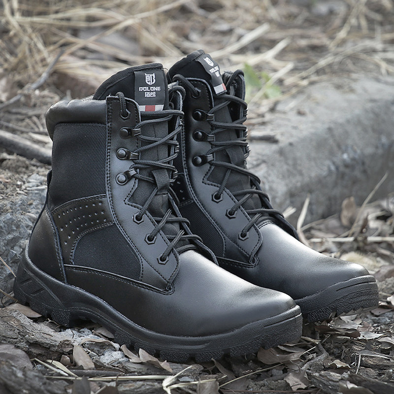 Bottes militaires pour homme - porter - Ref 1402598 Image 1