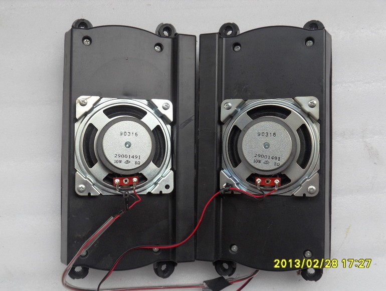 D原装电视拆机音柱音箱音响喇叭 规格 29CM*14CM*8CM 8欧 10W