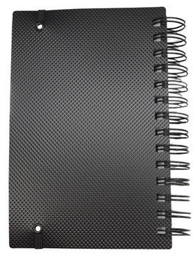 FolderMate富美高702 192入双螺旋名片薄册.PP.142x192mm.黑/银