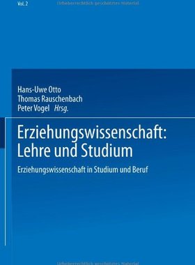 【预售】Erziehungswissenschaft: Lehre Und Studium