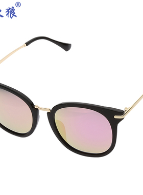 太阳镜女潮偏光开车墨镜个性圆脸明星款威狄狼可配近视墨镜 11249