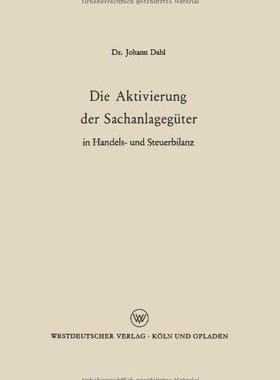 【预售】Die Aktivierung Der Sachanlageguter in Handels...